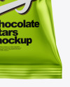 Frosted Bag With Duo Stars Cereal Mockup