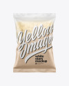 Frosted Bag With Corn Stars Cereal Mockup