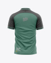 Men’s Soccer Raglan Jersey Mockup - Back View - Football Jersey Soccer T-shirt