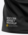 Men’s Soccer Raglan Jersey Mockup - Back View - Football Jersey Soccer T-shirt