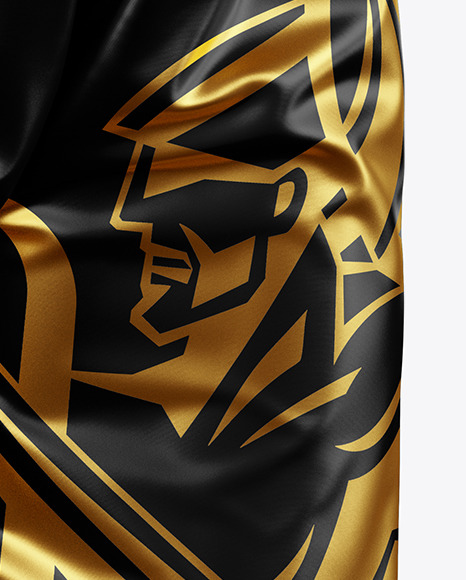 Boxing Shorts Mockup - Half Side View