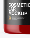 Glossy Cosmetic Jar Mockup