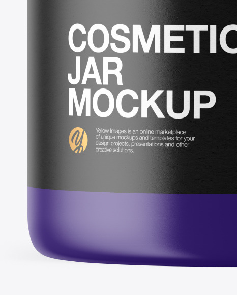 Matte Cosmetic Jar Mockup Matte Cosmetic Jar Mockup