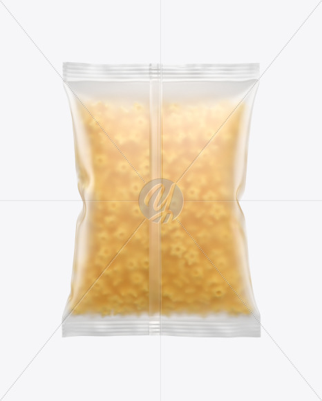 Frosted Bag With Honey Stars Cereal Mockup