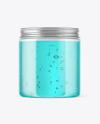 Clear Jar with Gel Mockup