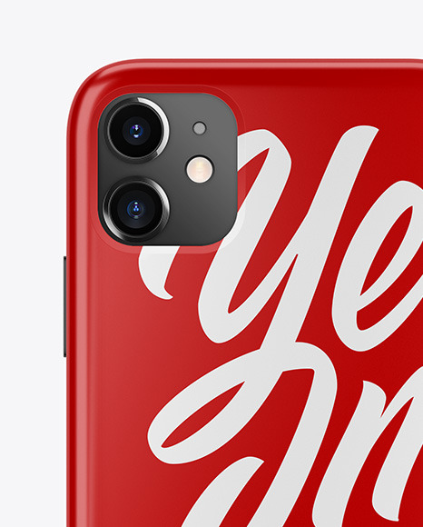 iPhone 11 Glossy Case Mockup