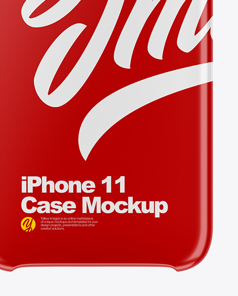 iPhone 11 Glossy Case Mockup