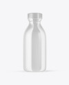 Glossy Plastic Oil Bottle Mockup