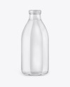 Clear Glass Bottle Mockup