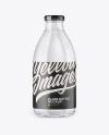 Clear Glass Bottle Mockup