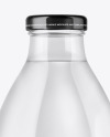 Clear Glass Bottle Mockup