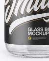 Clear Glass Bottle Mockup