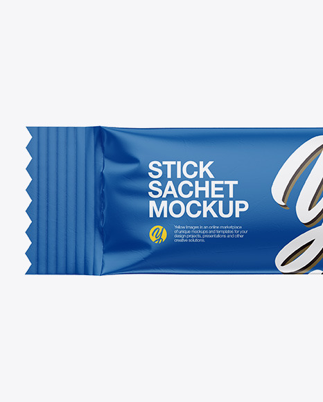 Matte Stick Sachet Mockup