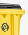 Plastic Rubbish Bin Mockup