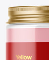 Clear Cosmetic Jar Mockup