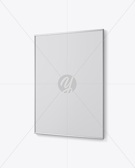 Plastic Frame Poster Mockup Mockup