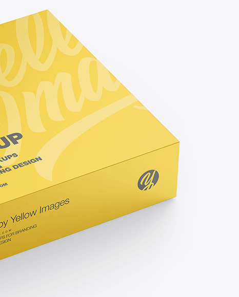 Matte Paper Box Mockup