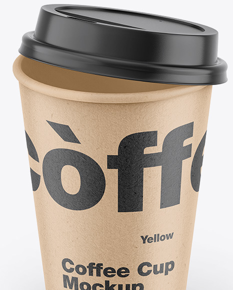 Kraft Coffee Cup Mockup