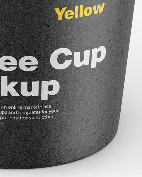 Kraft Coffee Cup Mockup