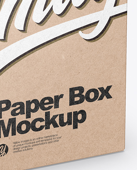 Kraft Box Mockup