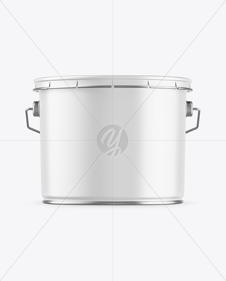 Matte Paint Bucket Mockup