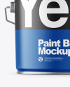 Matte Paint Bucket Mockup