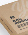 Kraft Paper Box Mockup