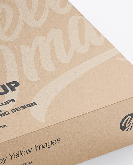 Kraft Paper Box Mockup