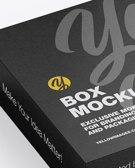 Kraft Paper Box Mockup