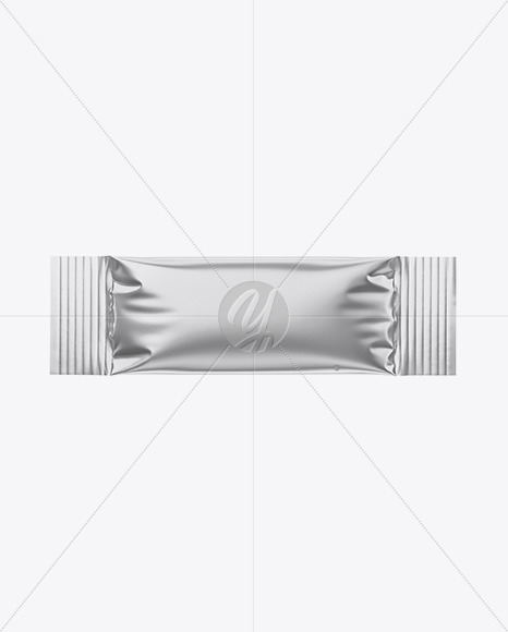 Metallic Stick Sachet Mockup