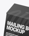 Opened Paper Mailing Box Mockup