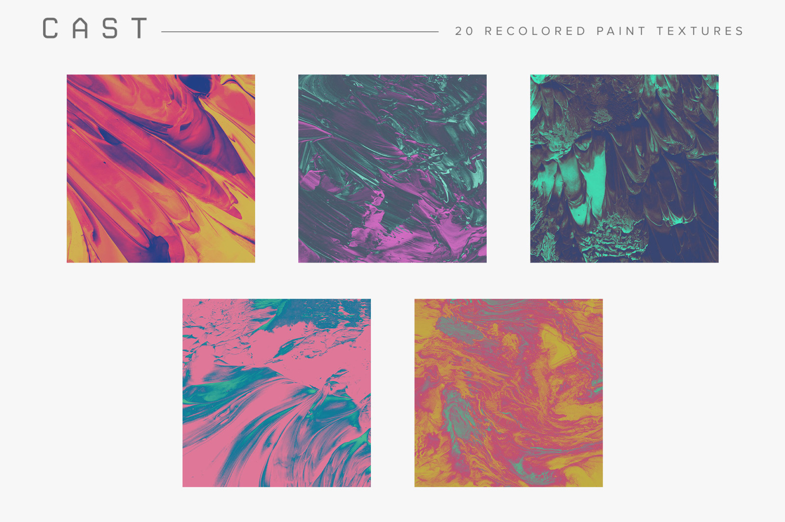 Cast: Recolored Paint Textures Cast: Recolored Paint Textures