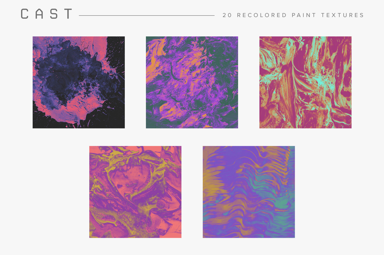 Cast: Recolored Paint Textures Cast: Recolored Paint Textures