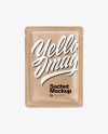 Kraft Paper Sachet Mockup