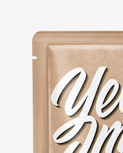 Kraft Paper Sachet Mockup