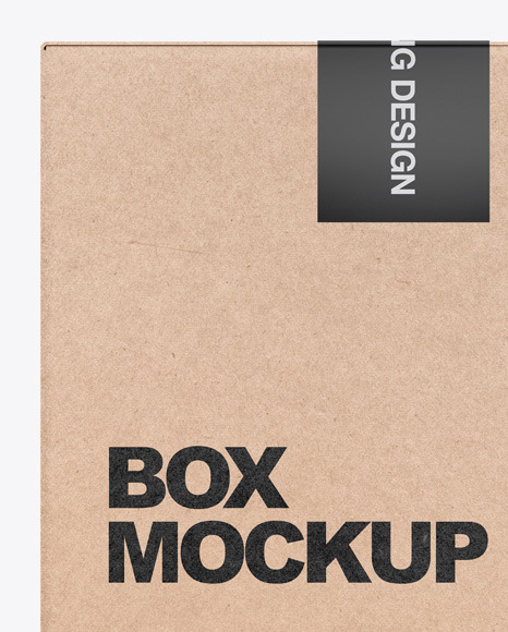 Kraft Box Mockup