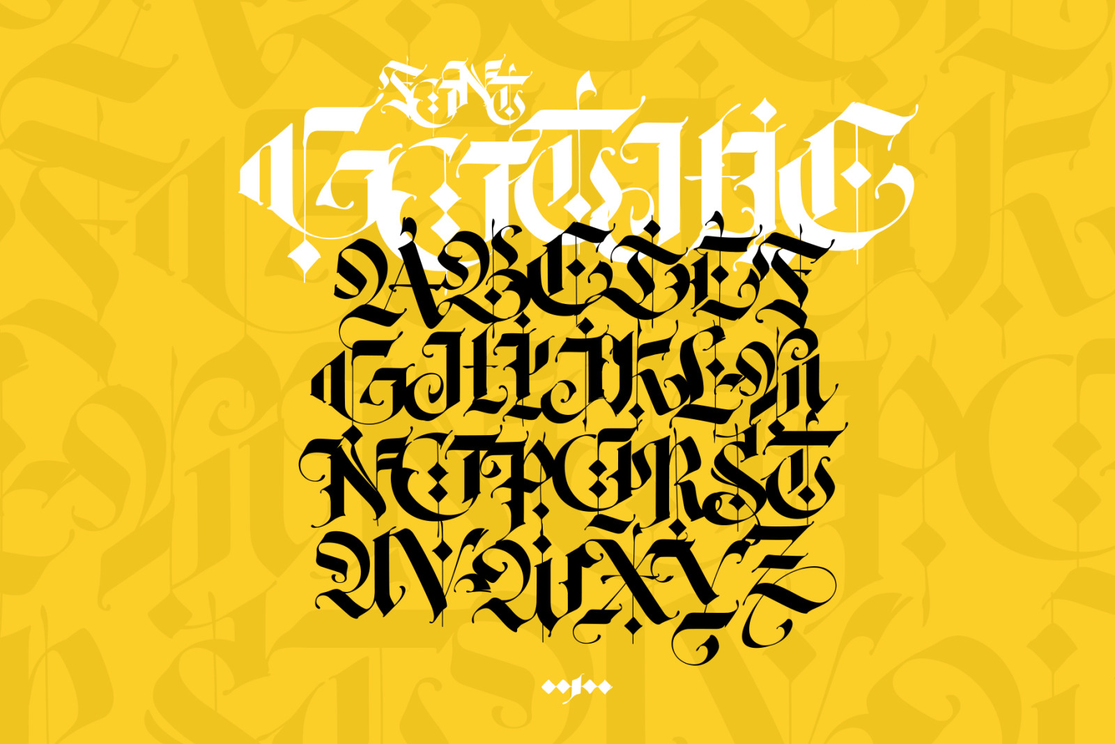 Gothic modern. Vector letters! Gothic modern. Vector letters!