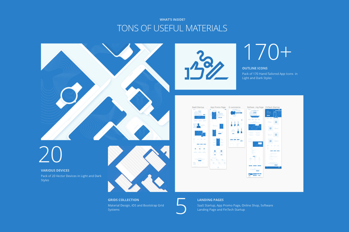 Protogonist 4 Wireframe Kit