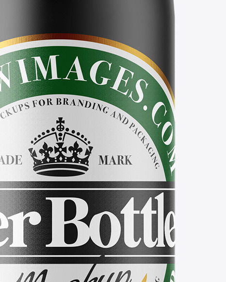 Ceramic Beer Bottle Mockup