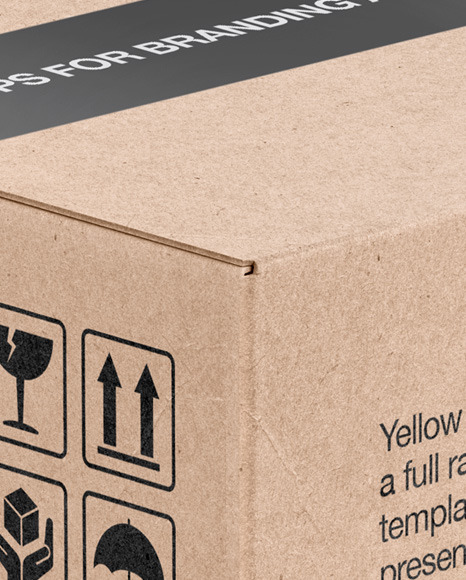 Kraft Box Mockup