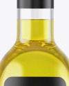 Clear Glass Olive Oil Bottle Mockup