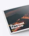 Glossy A5 Postcard Mockup