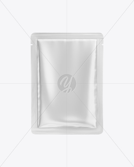 Glossy Sachet Mockup