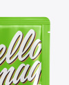 Glossy Sachet Mockup