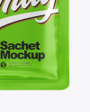 Glossy Sachet Mockup