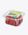 Container w/ Strawberry Mockup