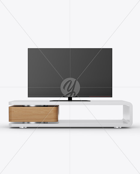 TV on a Table Mockup