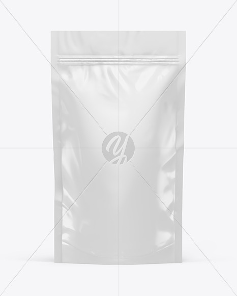 Glossy Stand-Up Pouch Mockup