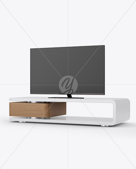 TV on a Table Mockup