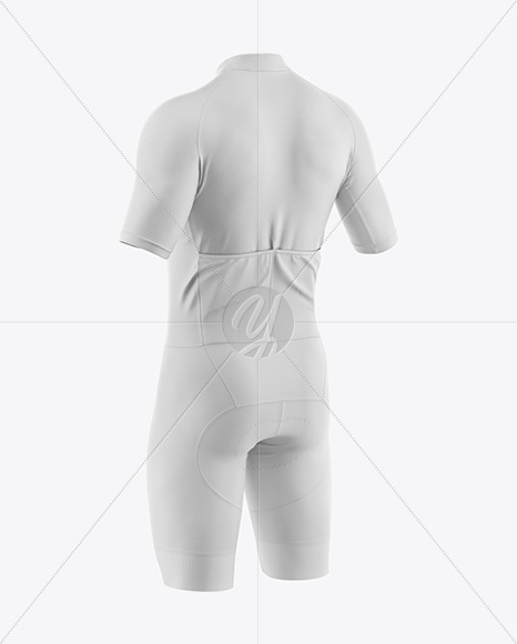 Men's Cycling Suit Mockup